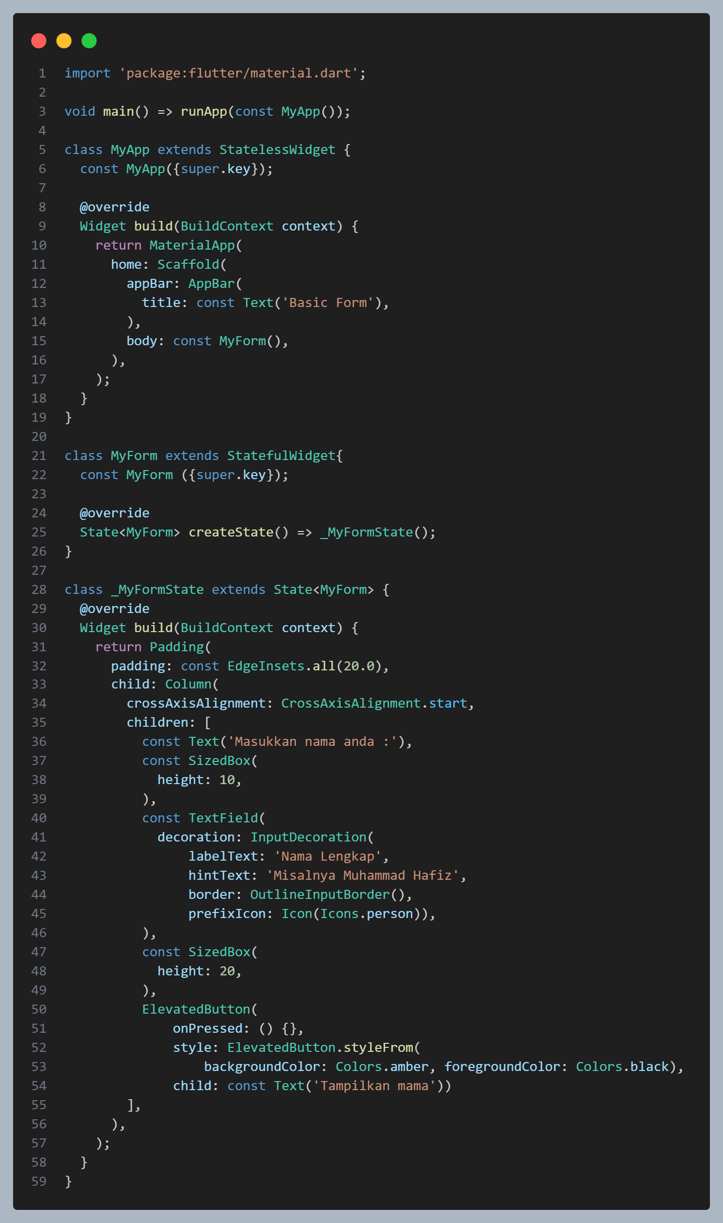 Gambar membuat file form_textfield.dart